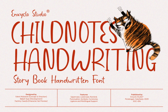 Childnotes Handwriting: A Playful Typeface for Creative Branding