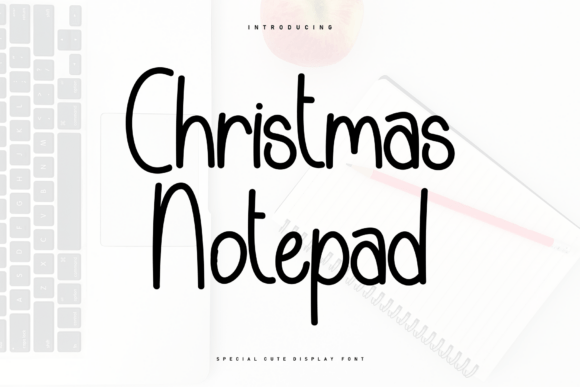 Christmas Notepad: The Perfect Handwritten Typeface for Seasonal Campaigns