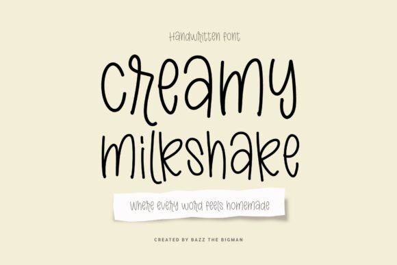 Creamy Milkshake: The Perfect Typeface for Warm Brand Identity