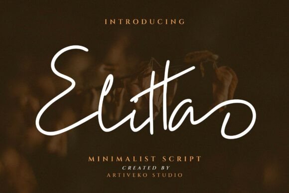 Elitta: The Elegant Handwritten Typeface for Handmade Brands