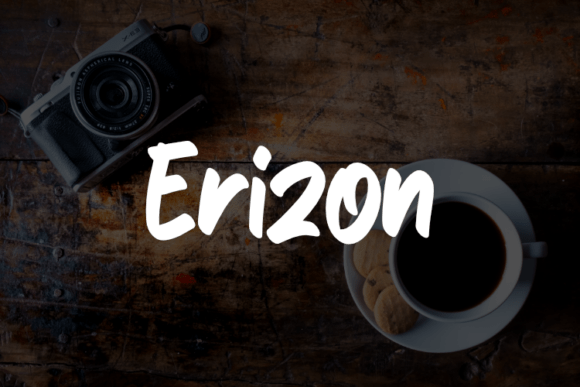Erizon Typeface: The Perfect Script Amp for Your Brand Identity