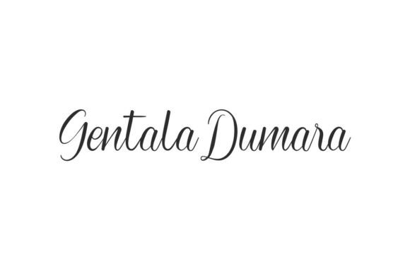 Gentaladumara: The Perfect Script Font for Small Business Branding