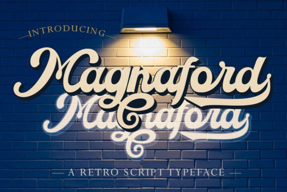 Magnaford: The Retro Script Font for Modern Web Design