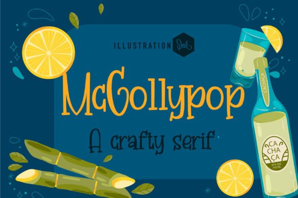 Mcgollypop: A Quirky Serif Font for Whimsical Brand Identity