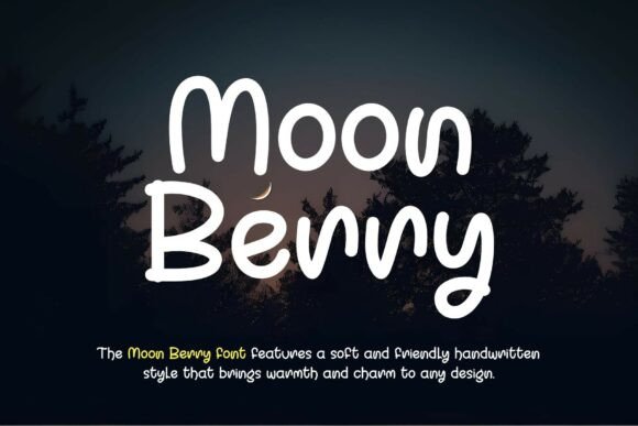 Moon Berry: The Handwritten Typeface for Warm Digital Experiences