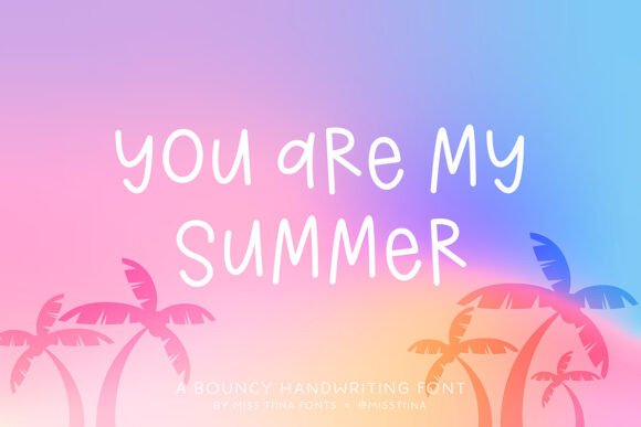 MTF You Are My Summer: The Display Typeface That Drives Campaign Clarity