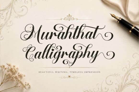 Murahthat Calligraphy: The Premium Typeface for Scroll-Stopping Campaigns