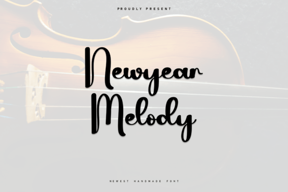 Newyear Melody: A Handwritten Typeface for Authentic Brand Stories