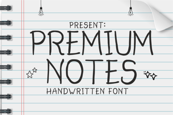 Premium Notes: The Handwritten Typeface for Authentic Editorial Design