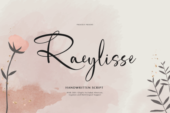 Raeylisse: The Graceful Script Typeface for Elegant Branding