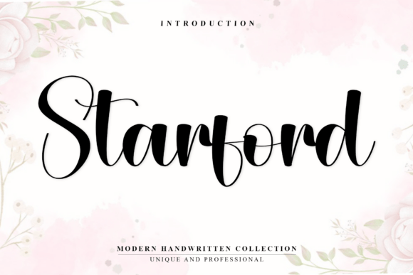 Starford: A Romantic Handwritten Typeface for Web Design