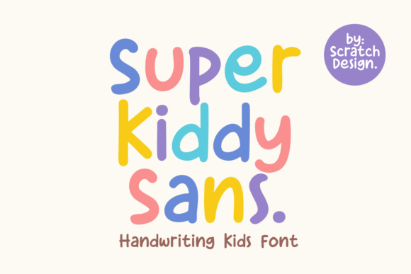 Super Kiddy Sans: A Whimsical Typeface for Playful Web Design