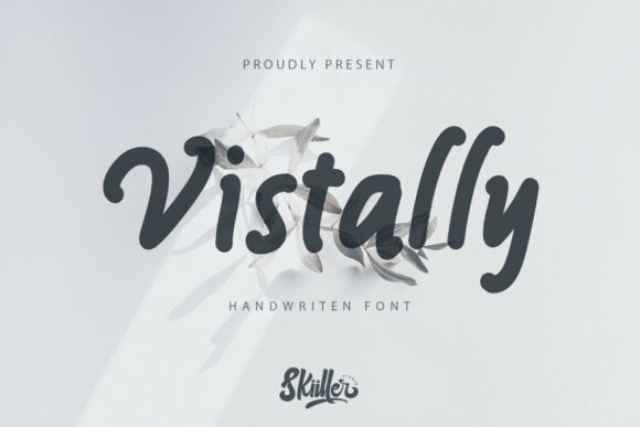 Vistally: A Modern Handwritten Font for Digital Branding