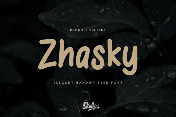 Zhasky: The Handwritten Typeface That Polishes Small Business Branding